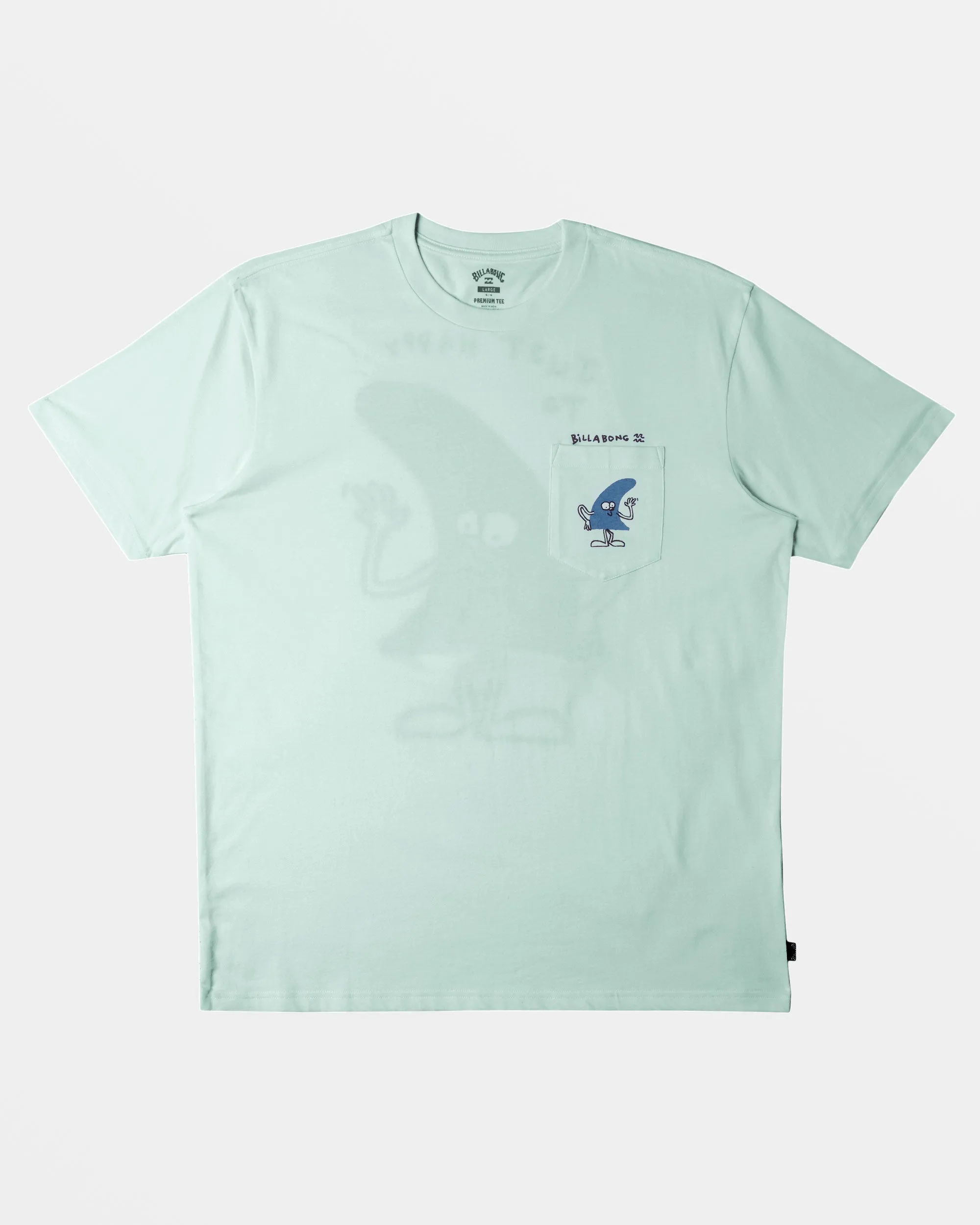 Funghi Pocket T-shirt - Seaglass sold by Billabong product image thumbnail 2