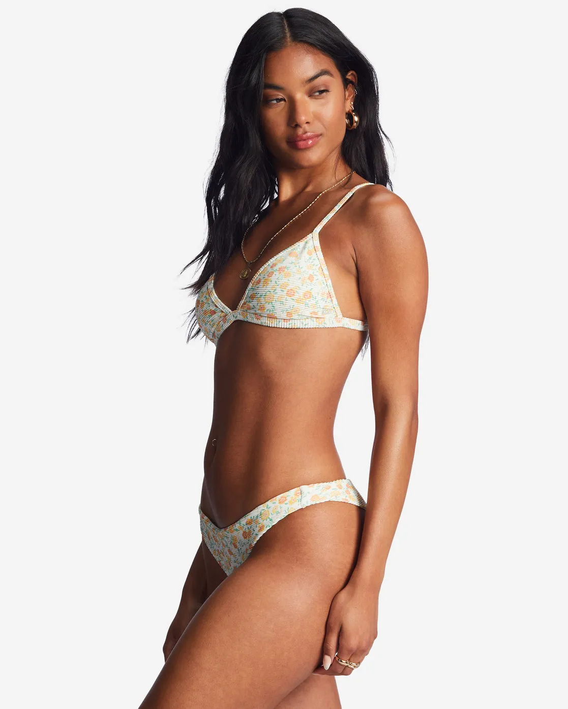 Aint She Sweet Tanlines Tanga Bikini Bottoms - Salt Crystal sold by Billabong product image thumbnail 2