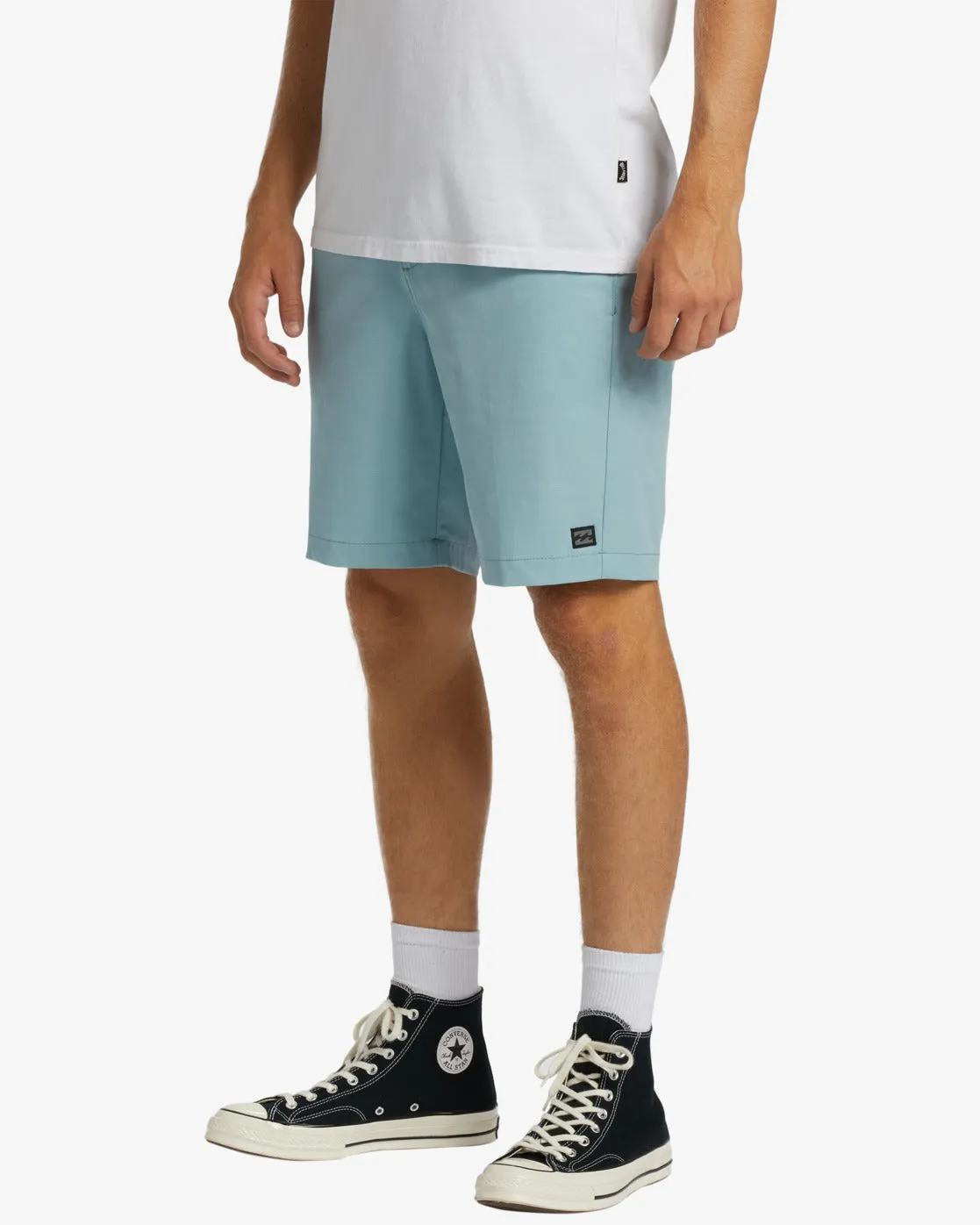 Crossfire Solid 20" Hybrid Submersible Shorts - Cloud Blue sold by Billabong product image thumbnail 2