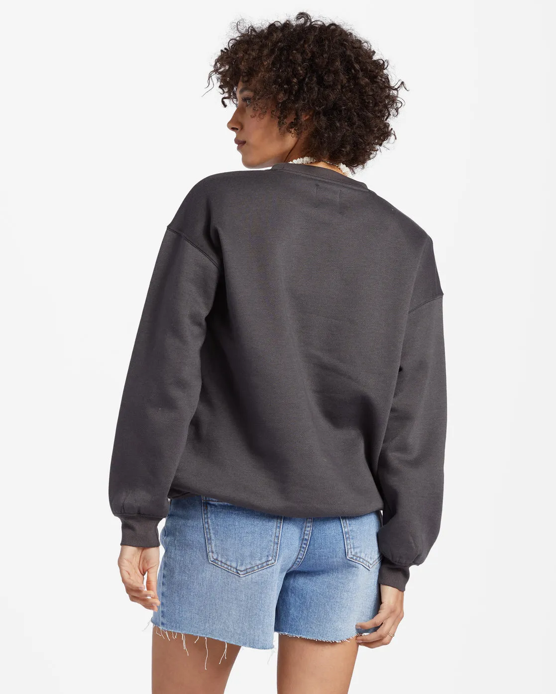 Forget Me Not Sweatshirt - Off Black sold by Billabong product image thumbnail 4