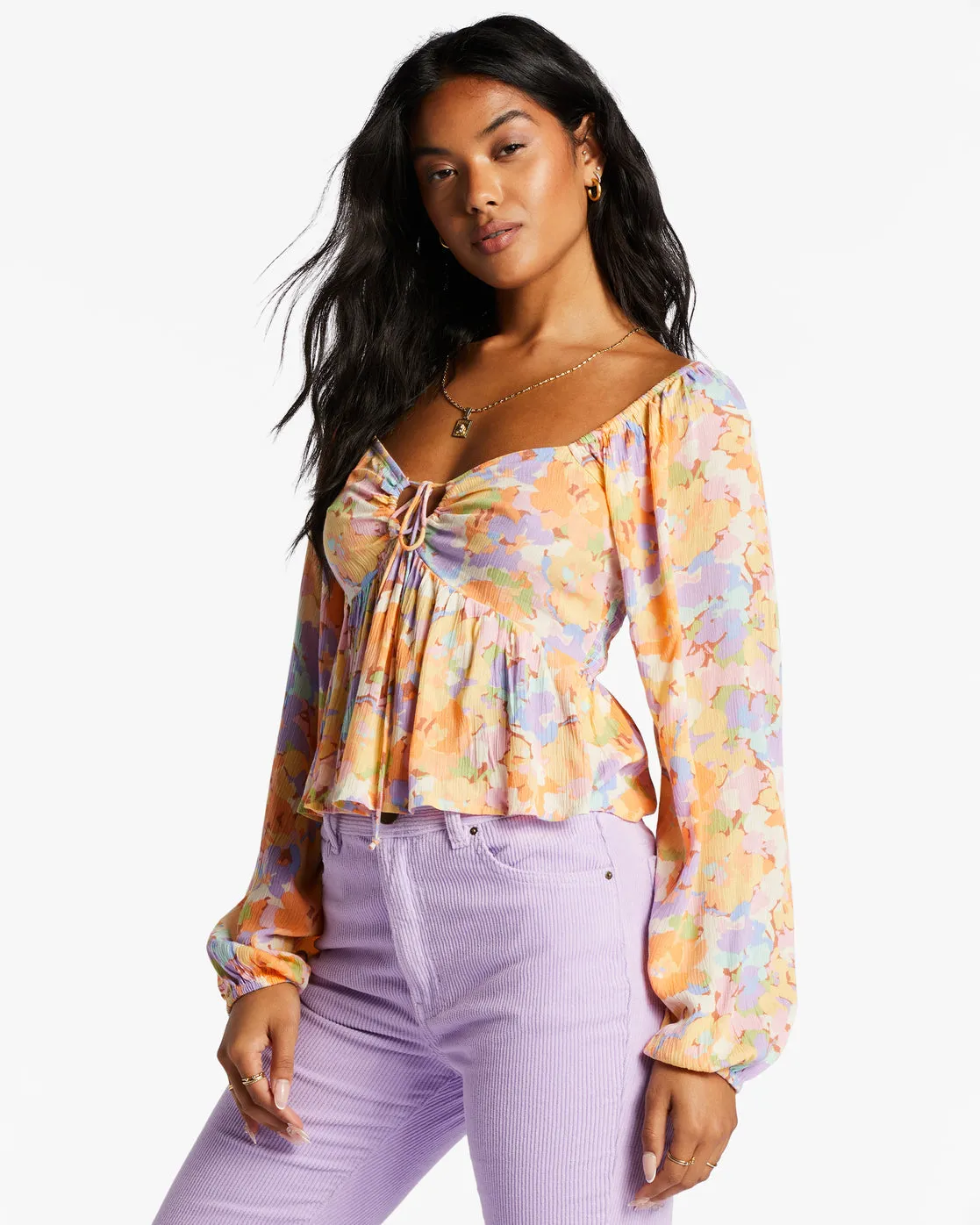 Your Fav Crop Top - White Multi sold by Billabong product image thumbnail 4