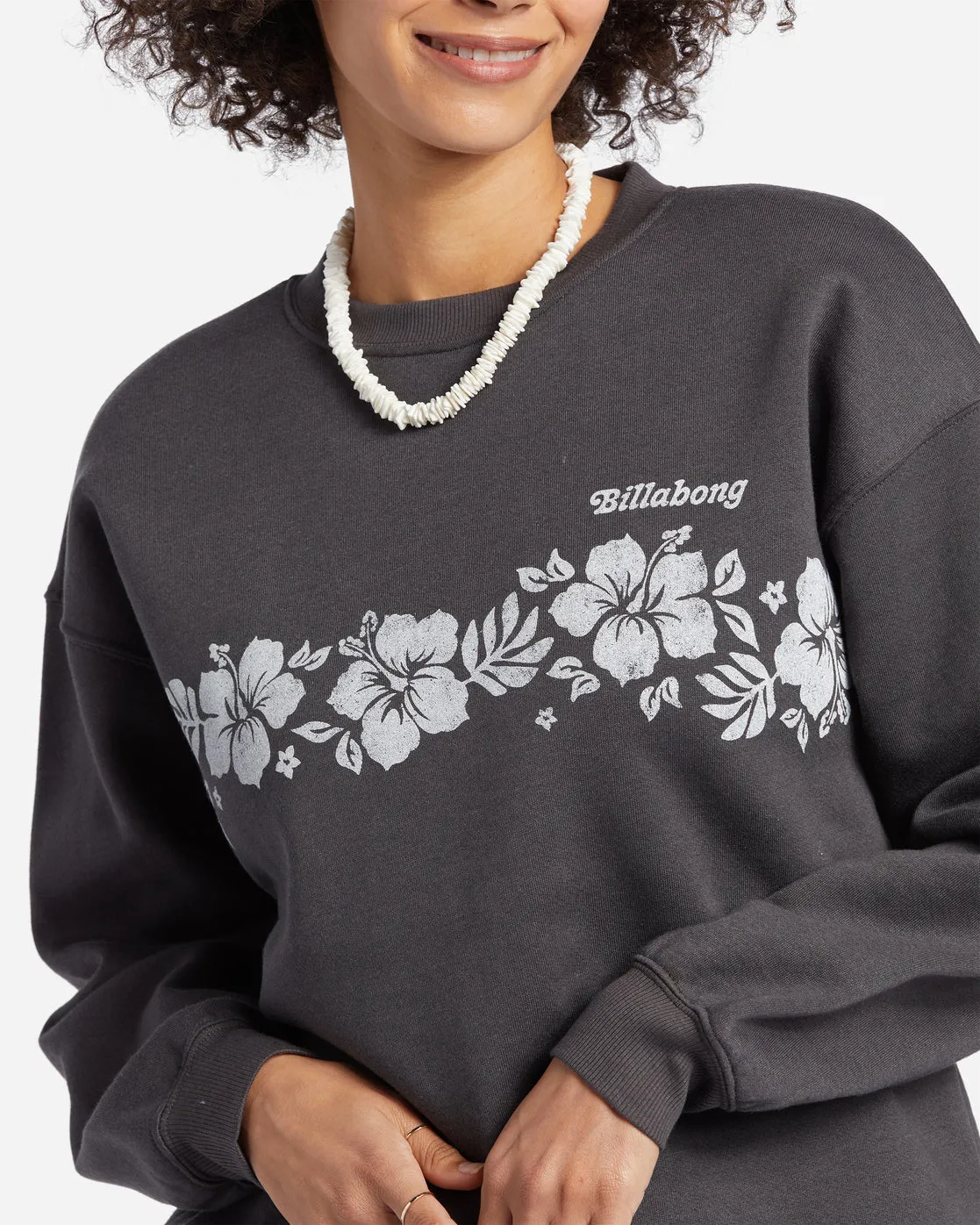 Forget Me Not Sweatshirt - Off Black sold by Billabong product image thumbnail 5