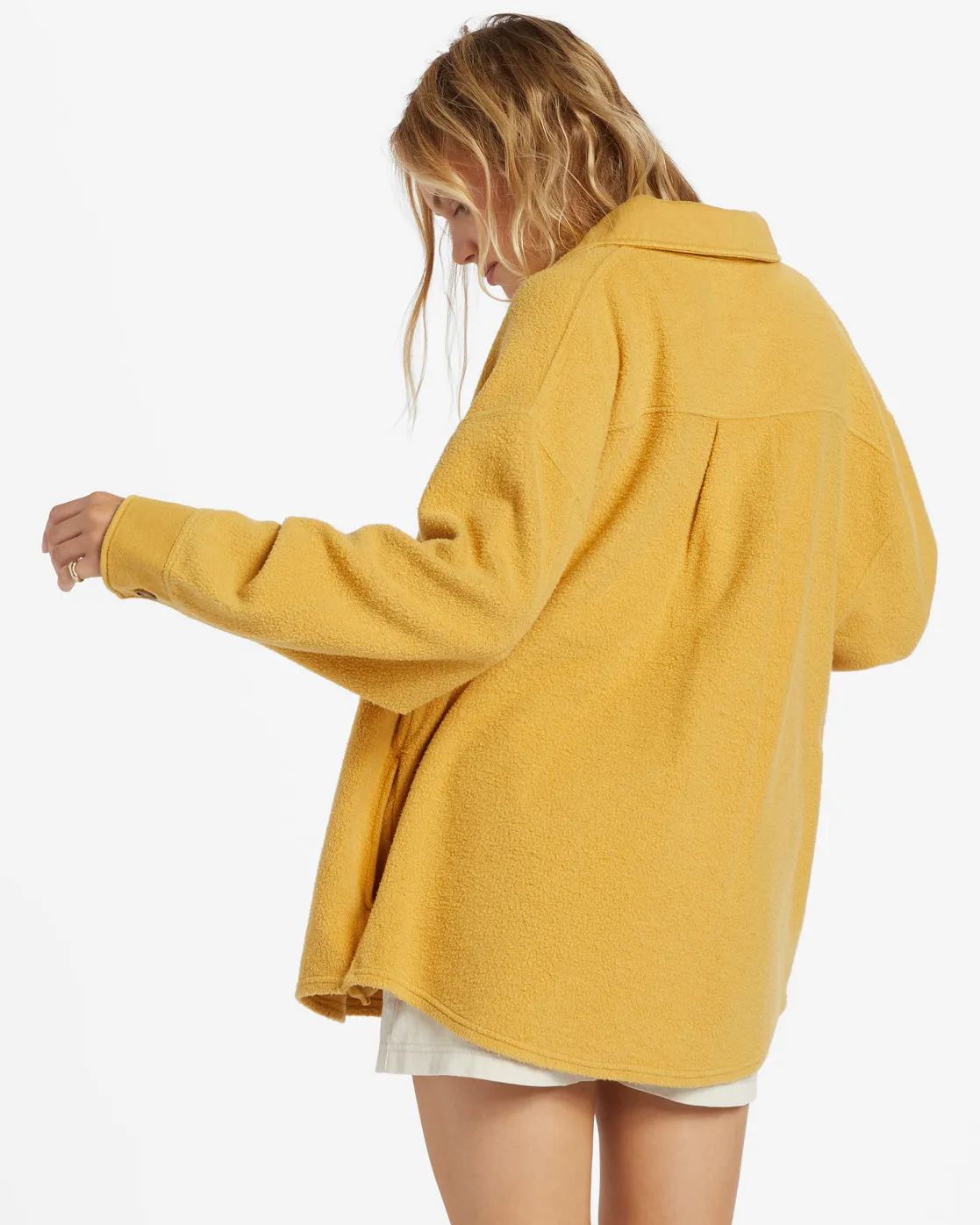 Anytime Shacket Oversized Button-Through Jacket - Wild Honey sold by Billabong product image thumbnail 3