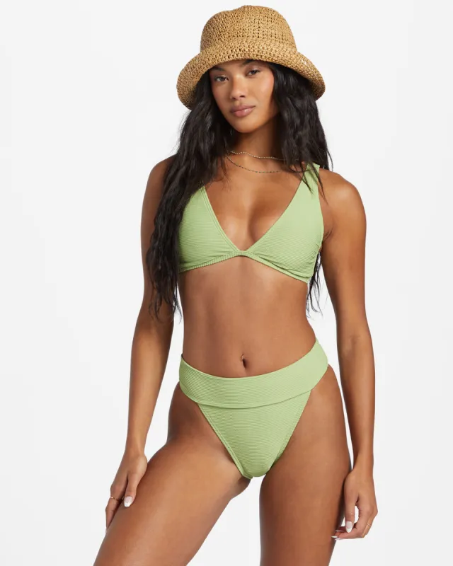 Tanlines Ava Tank Bikini Top - Palm Green sold by Billabong