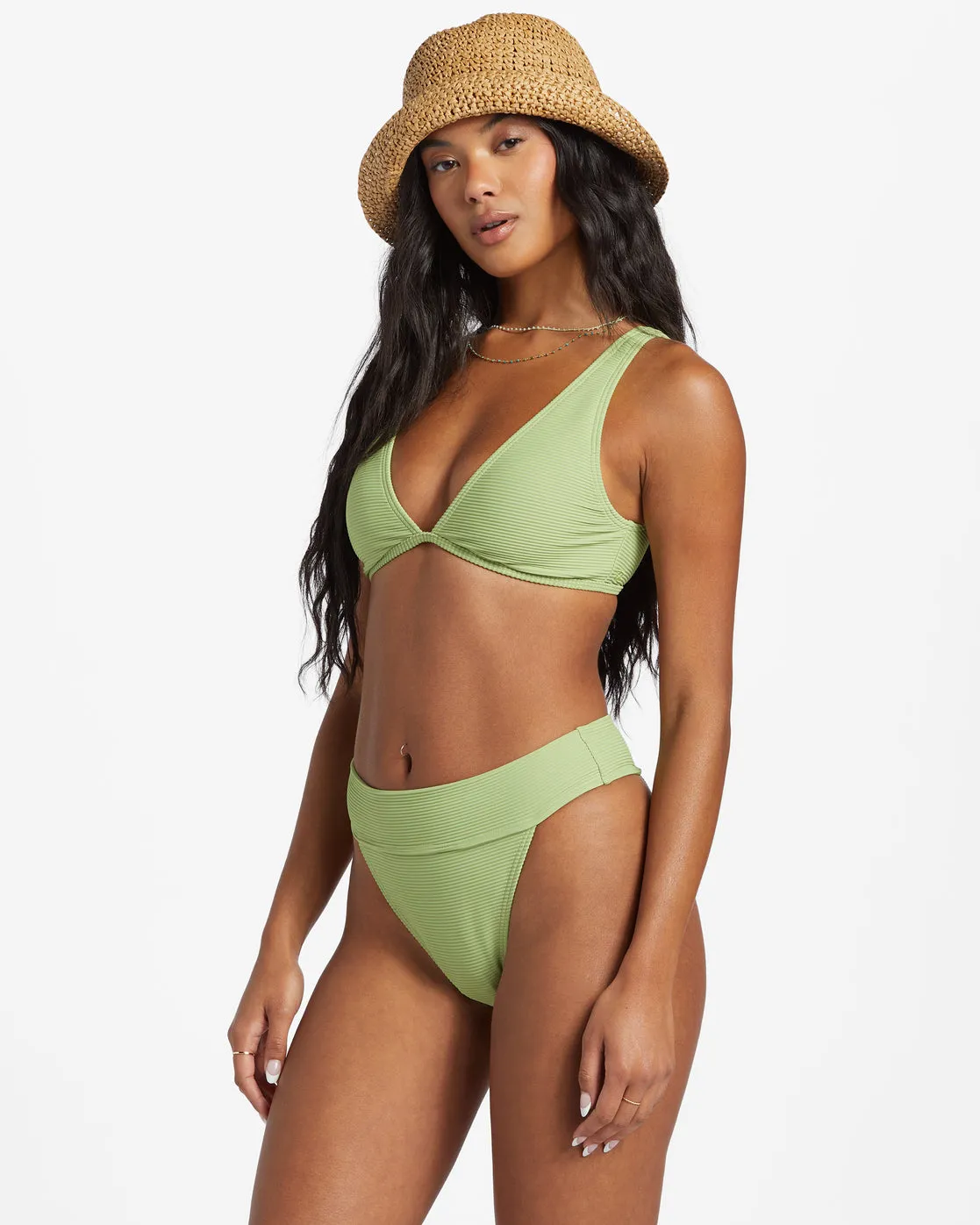 Tanlines Ava Tank Bikini Top - Palm Green sold by Billabong product image thumbnail 2