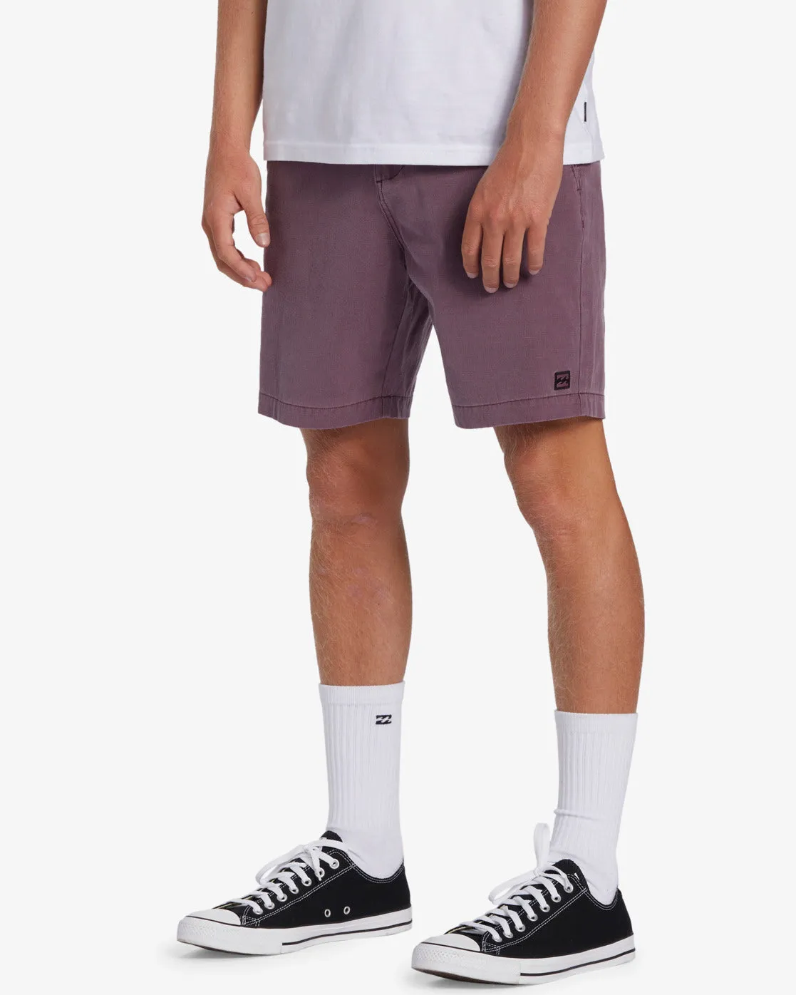 Crossfire Wave Washed 18" Hybrid Submersible Shorts - Purple Gumdrop sold by Billabong product image thumbnail 4