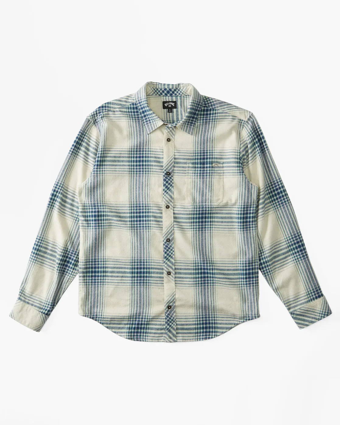 Coastline Flannel Long Sleeve Shirt - Stone sold by Billabong product image thumbnail 5