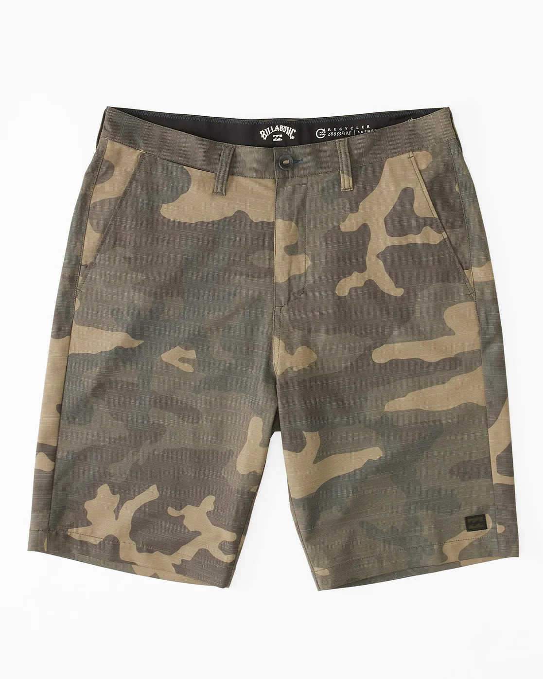 Crossfire Slub 21" Hybrid Submersible Shorts - Green Camo sold by Billabong product image thumbnail 4