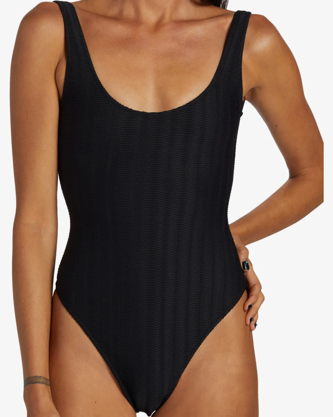 Coral Gardeners Wave Trip One-Piece Swimsuit - Black Pebble sold by Billabong product image thumbnail 5