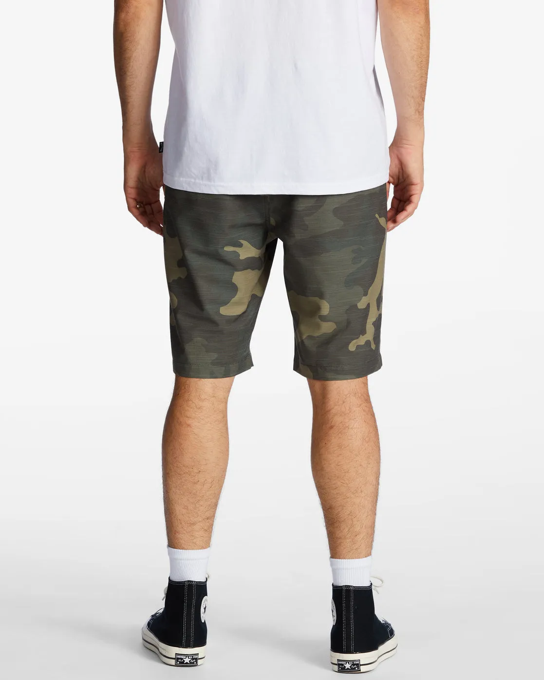 Crossfire Slub 21" Hybrid Submersible Shorts - Green Camo sold by Billabong product image thumbnail 3
