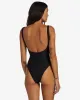 Coral Gardeners Wave Trip One-Piece Swimsuit - Black Pebble sold by Billabong