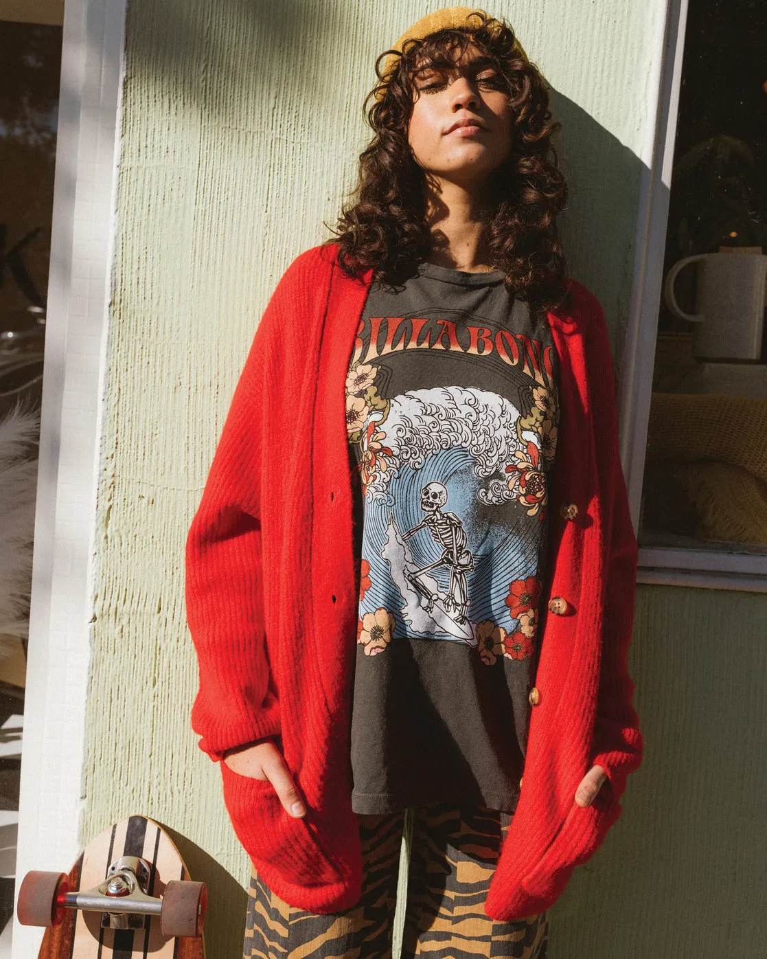 Big Wave T-Shirt - Off Black sold by Billabong