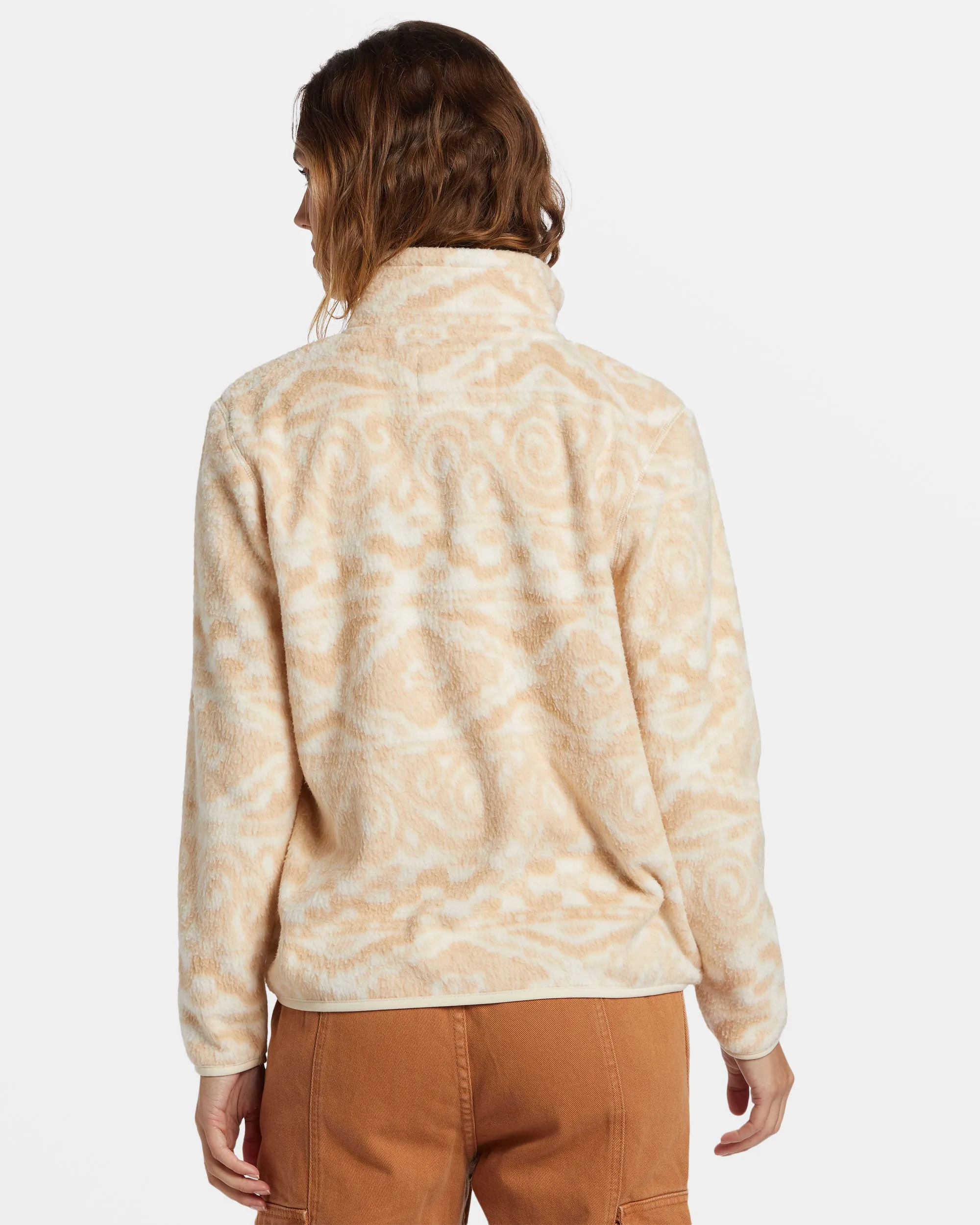 A/Div Boundary Mock 3 Half-Zip Pullover Sweatshirt - Wet Sand sold by Billabong product image thumbnail 2