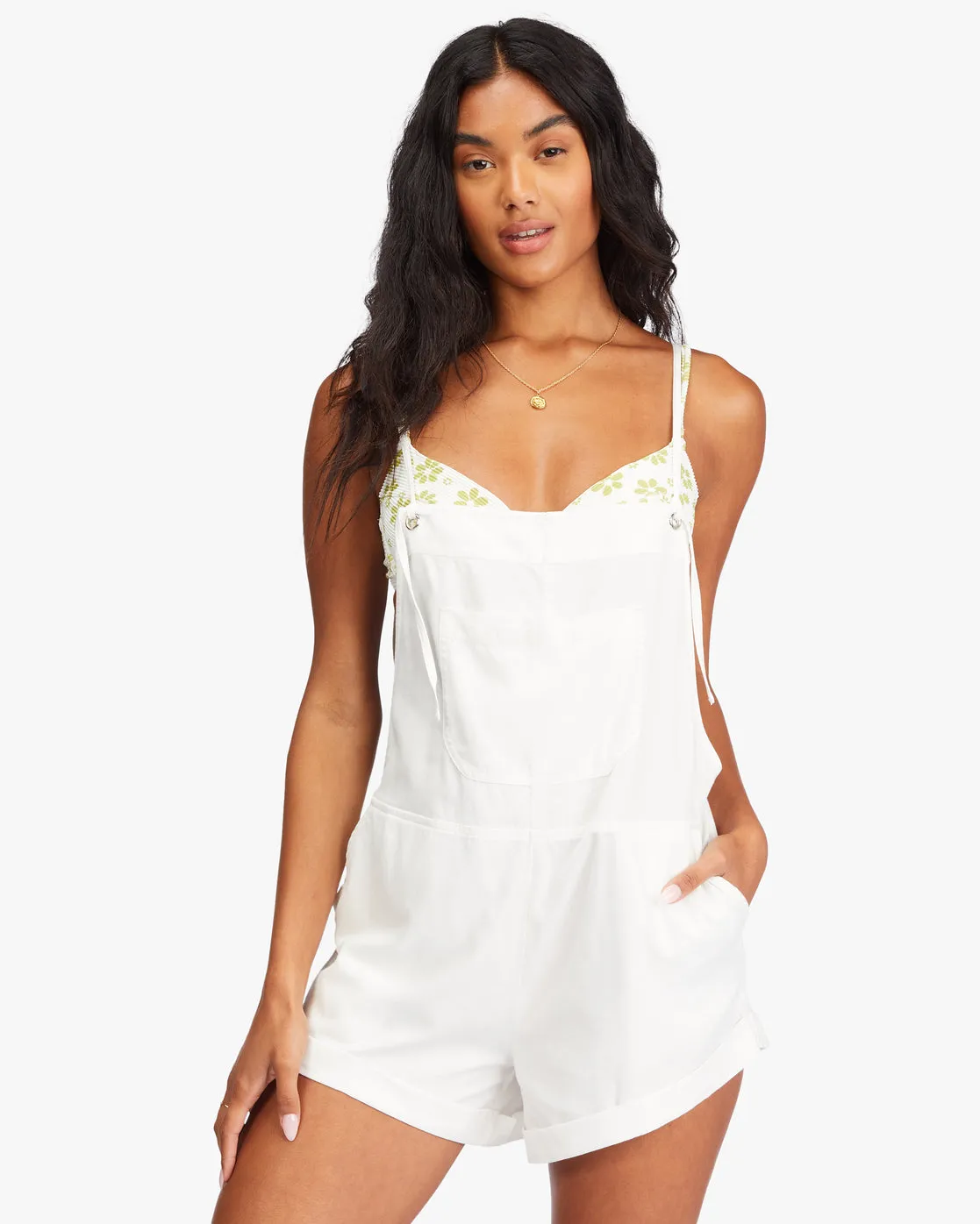 Wild Pursuit Romper - Salt Crystal sold by Billabong