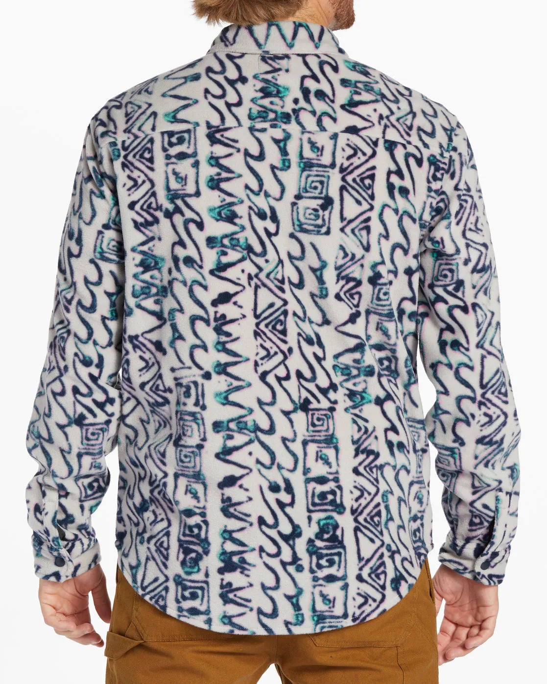 A/Div Furnace Long Sleeve Flannel Shirt - Cement sold by Billabong product image thumbnail 2