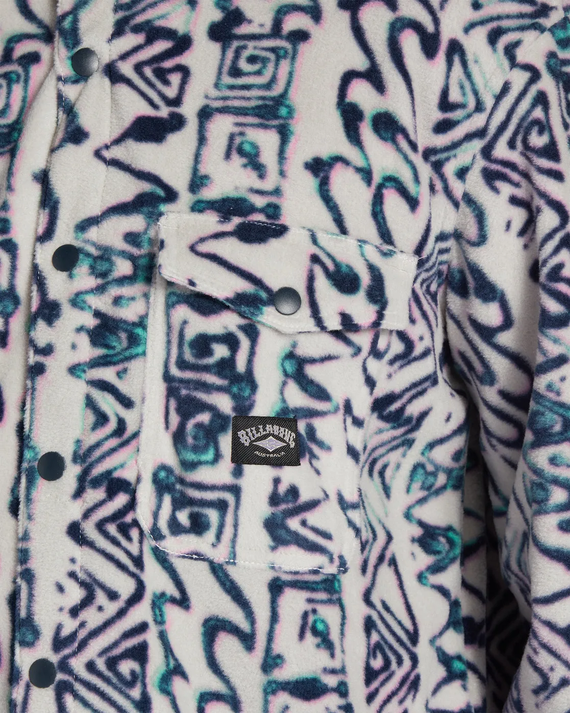 A/Div Furnace Long Sleeve Flannel Shirt - Cement sold by Billabong product image thumbnail 3