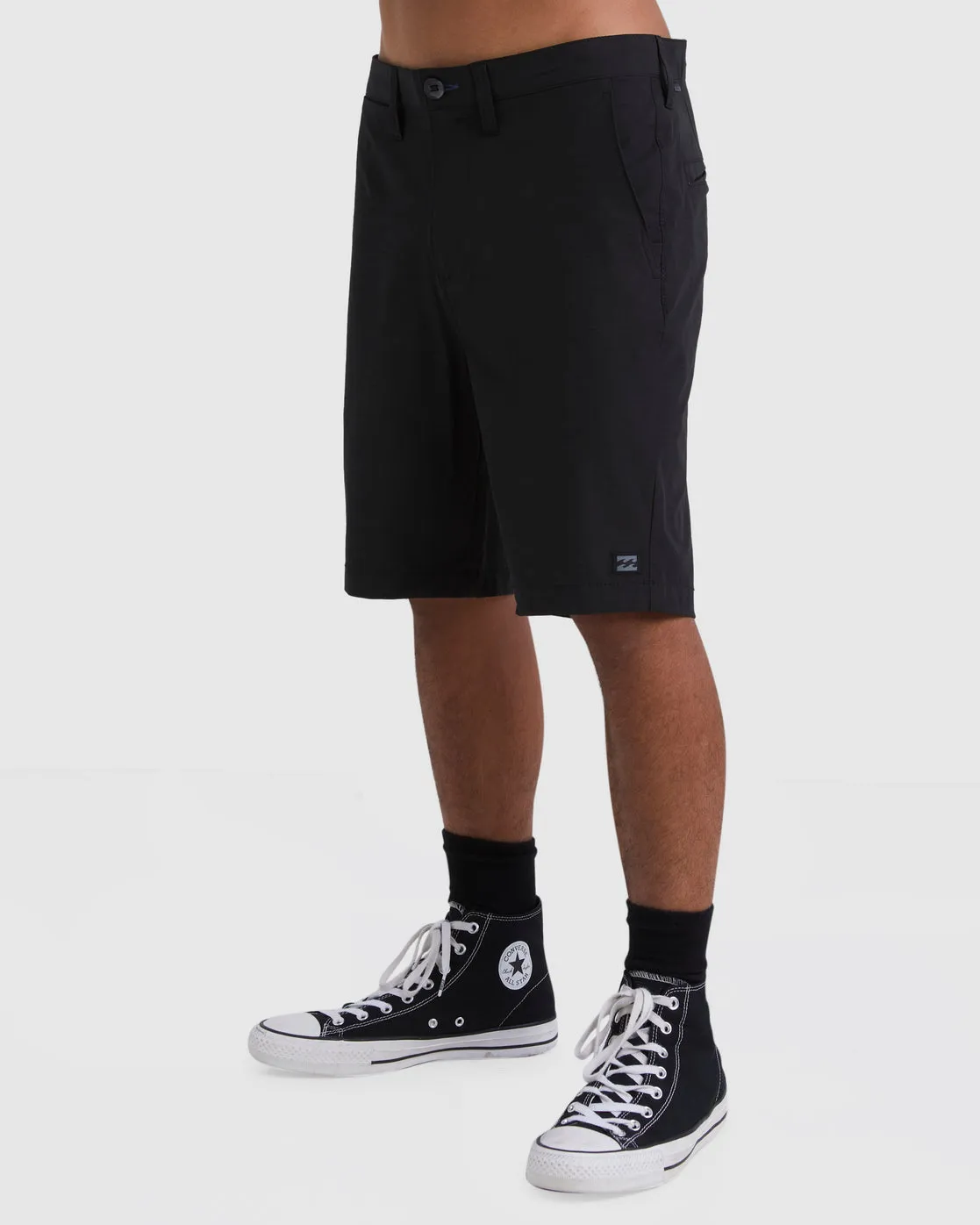 Crossfire Solid 20" Hybrid Submersible Shorts - Black sold by Billabong product image thumbnail 2