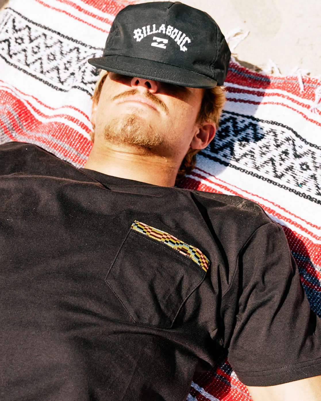 Arch Team Strapback Hat - Black sold by Billabong