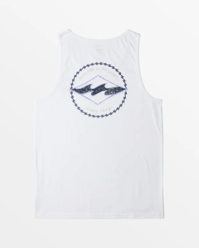 Rotor Diamond Tank - White sold by Billabong