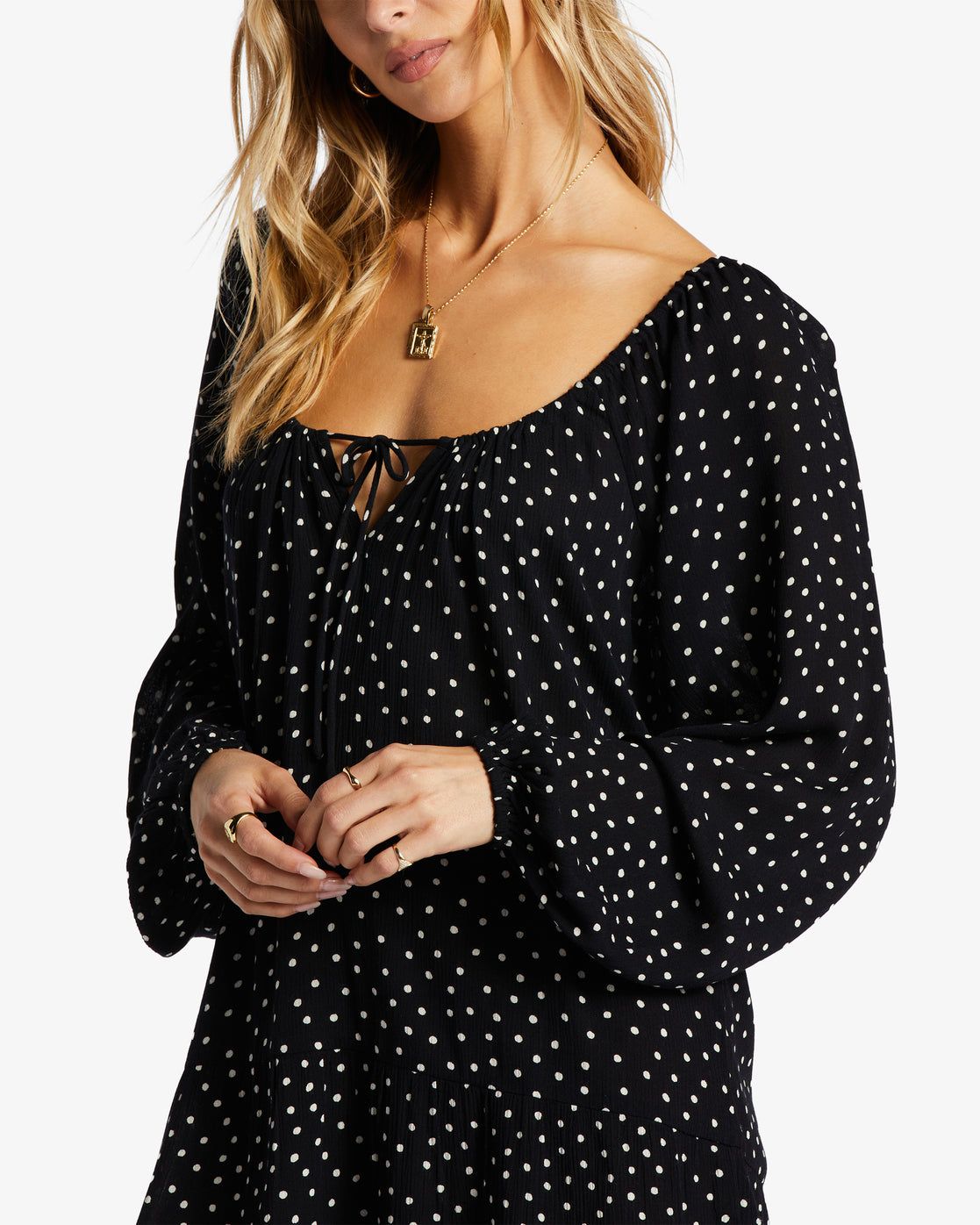 Lucky You Babydoll Dress - Black Sands sold by Billabong product image thumbnail 4