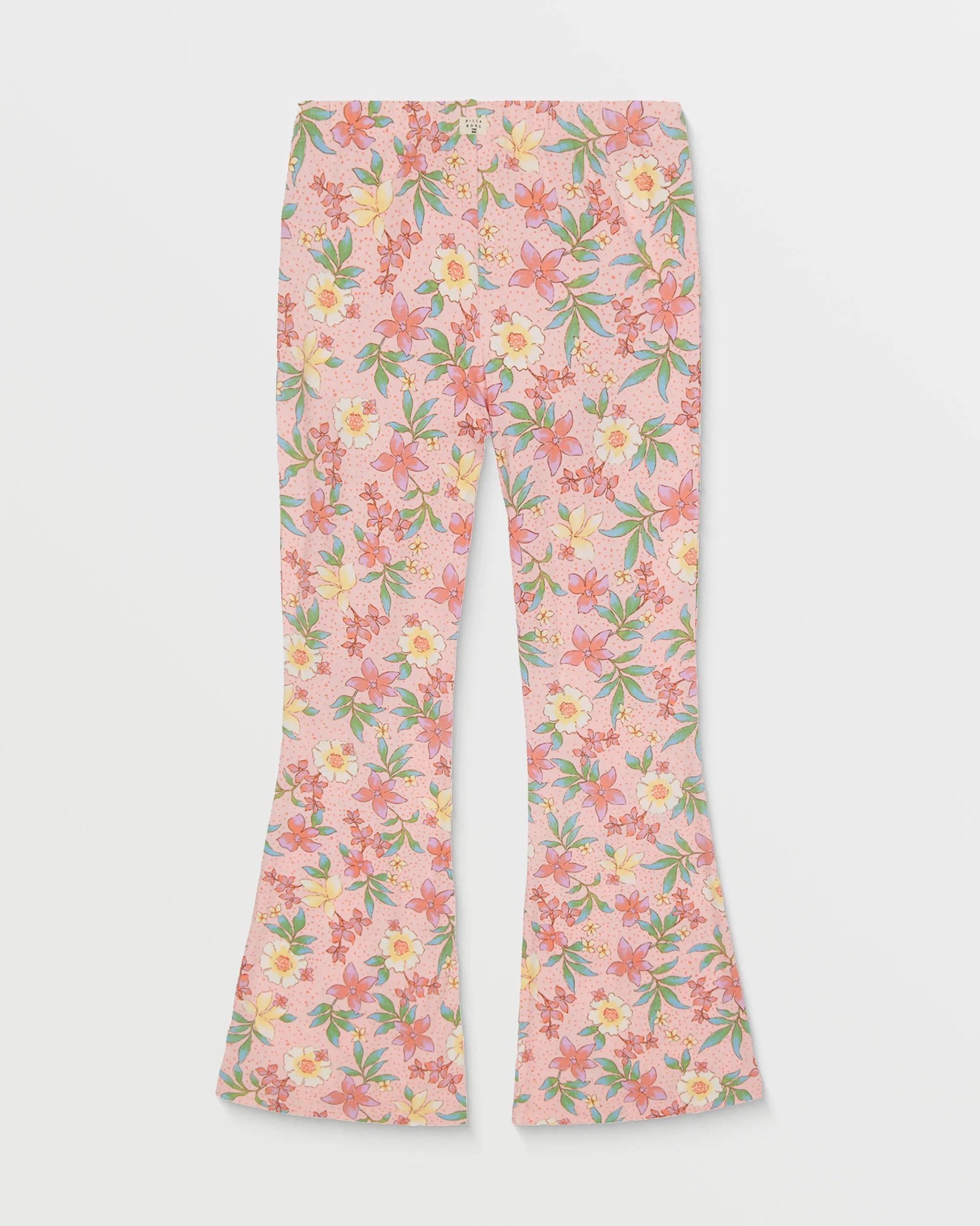 Girls Tell Me Elastic Waist Flared Pants - Feelin Peachy sold by Billabong product image thumbnail 2