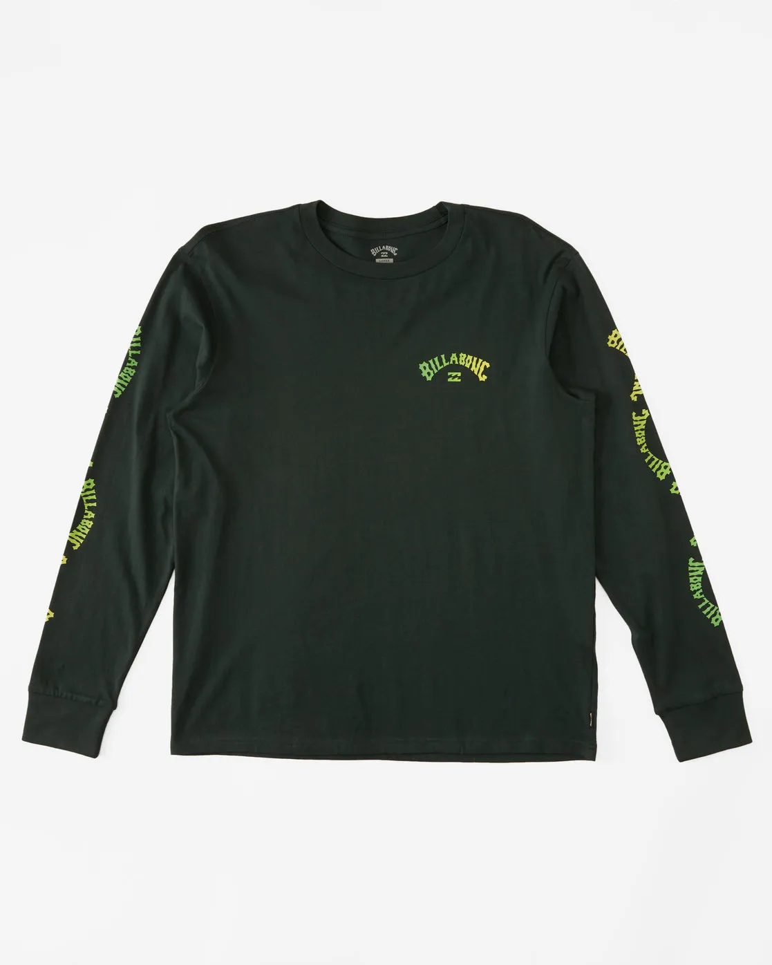 Snaking Arches Long Sleeve T-Shirt - Dark Forest sold by Billabong product image thumbnail 5