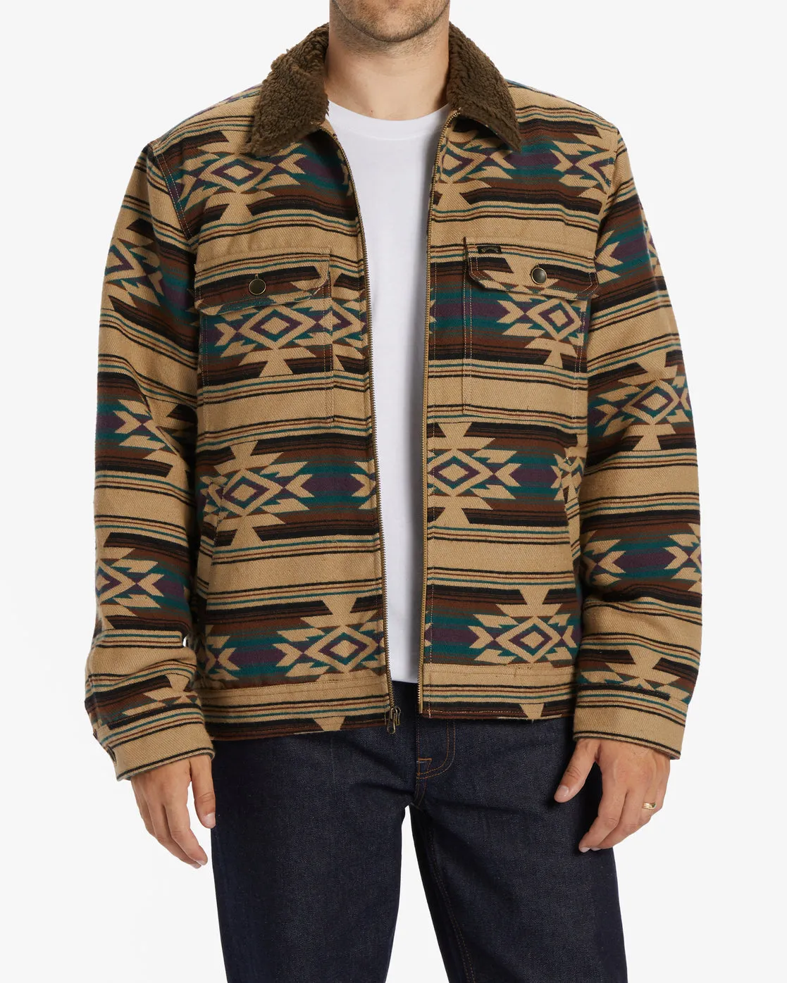 Barlow Sherpa Lined Jacket - Gravel sold by Billabong