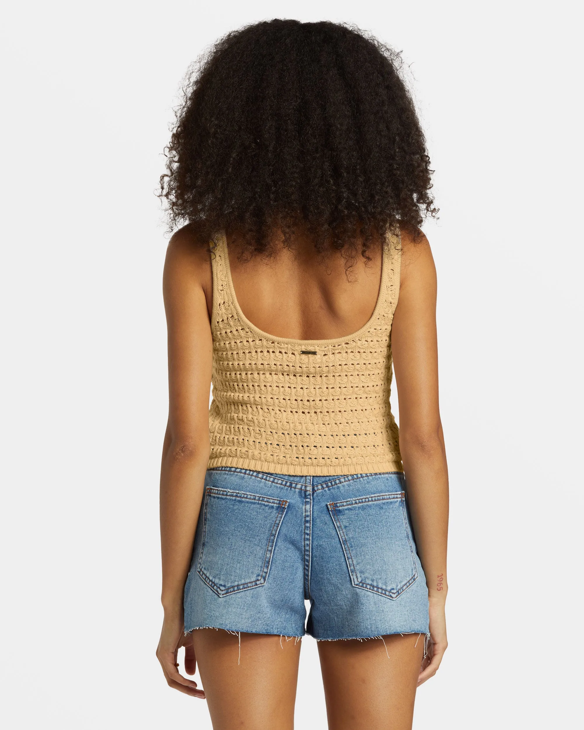 Hot Shot Crochet Tank Top - Hemp 2 sold by Billabong product image thumbnail 2
