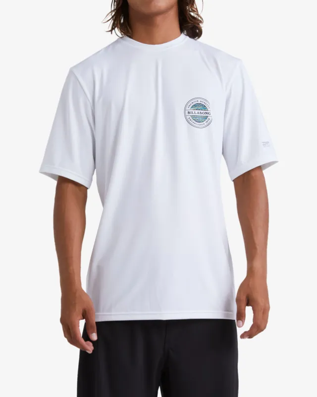 Rotor Loose Fit Short Sleeve Surf Tee - White sold by Billabong