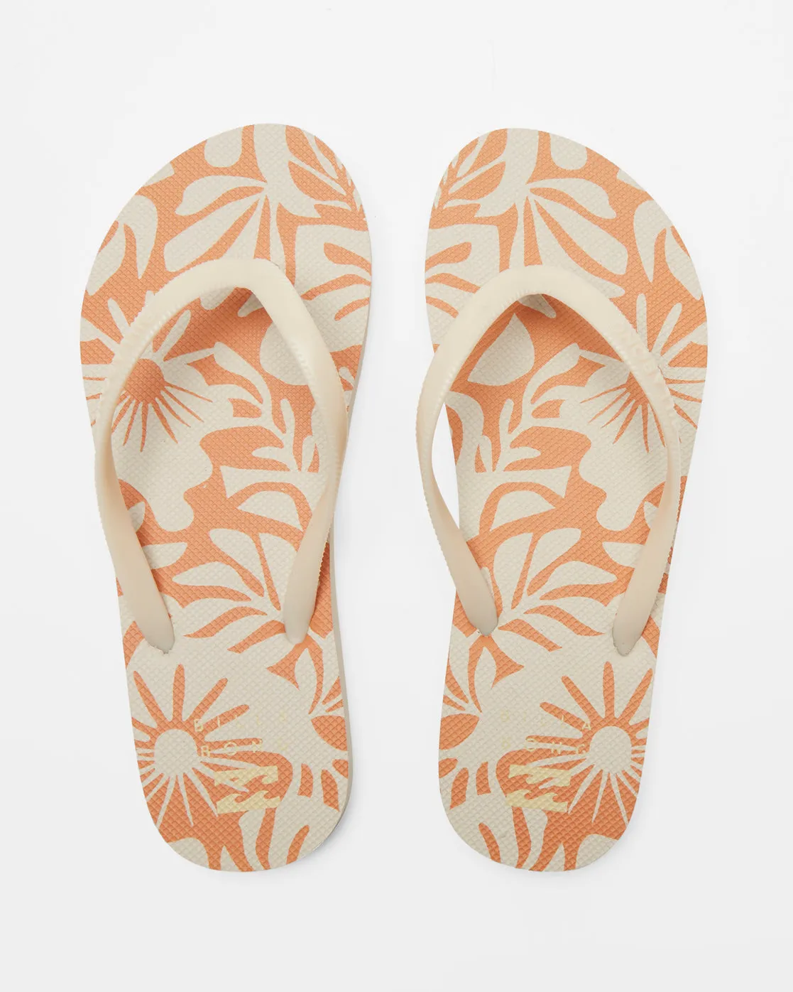 Dama Rubber Flip Flop Sandals - Dried Mango sold by Billabong