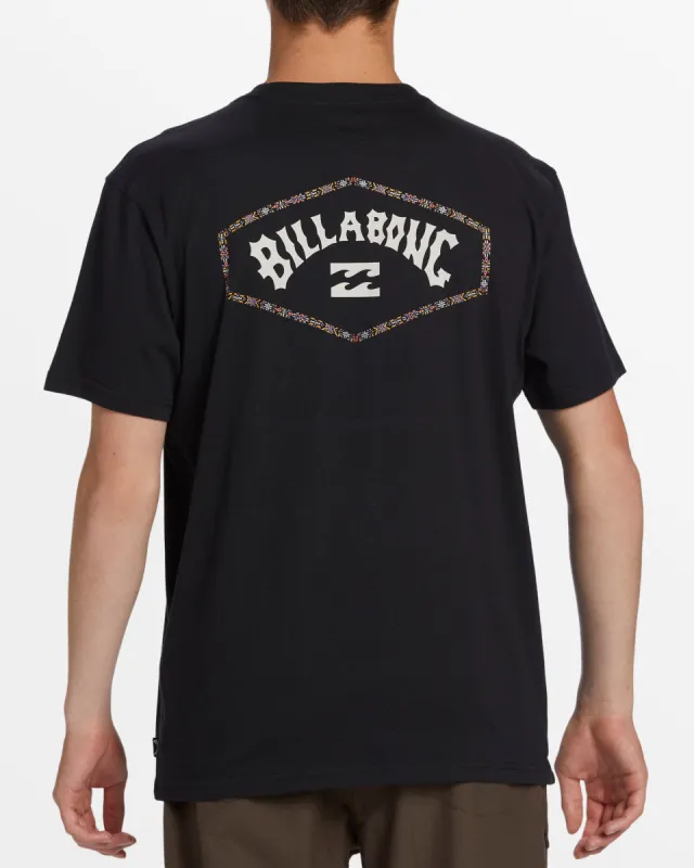 Exit Arch T-Shirt - Black sold by Billabong