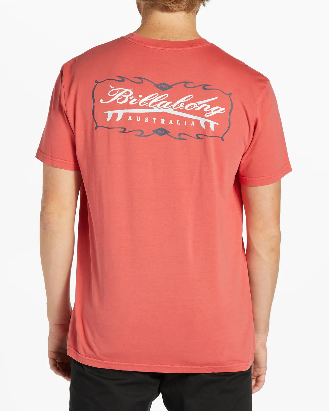Crossboards Short Sleeve Wave Washed T-Shirt - Coral sold by Billabong