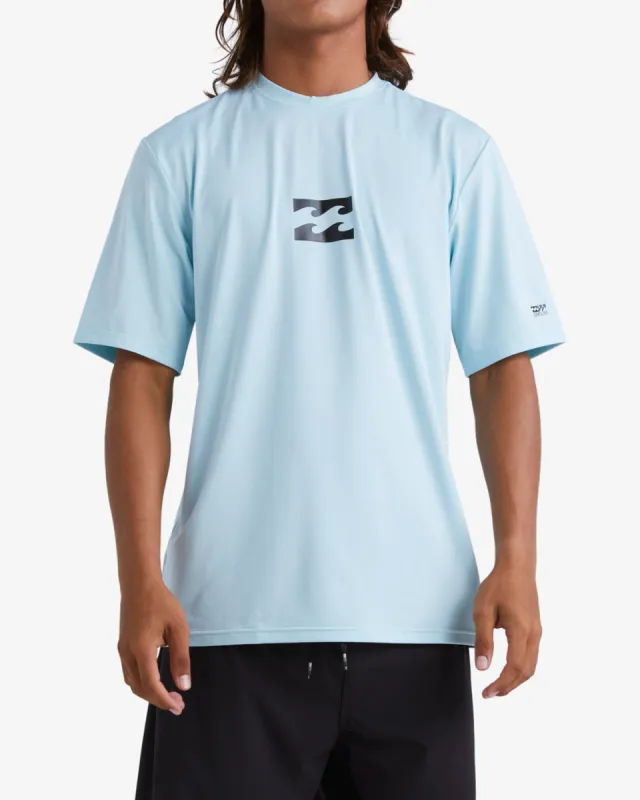 All Day Wave Loose Fit Short Sleeve Surf Tee - Coastal sold by Billabong