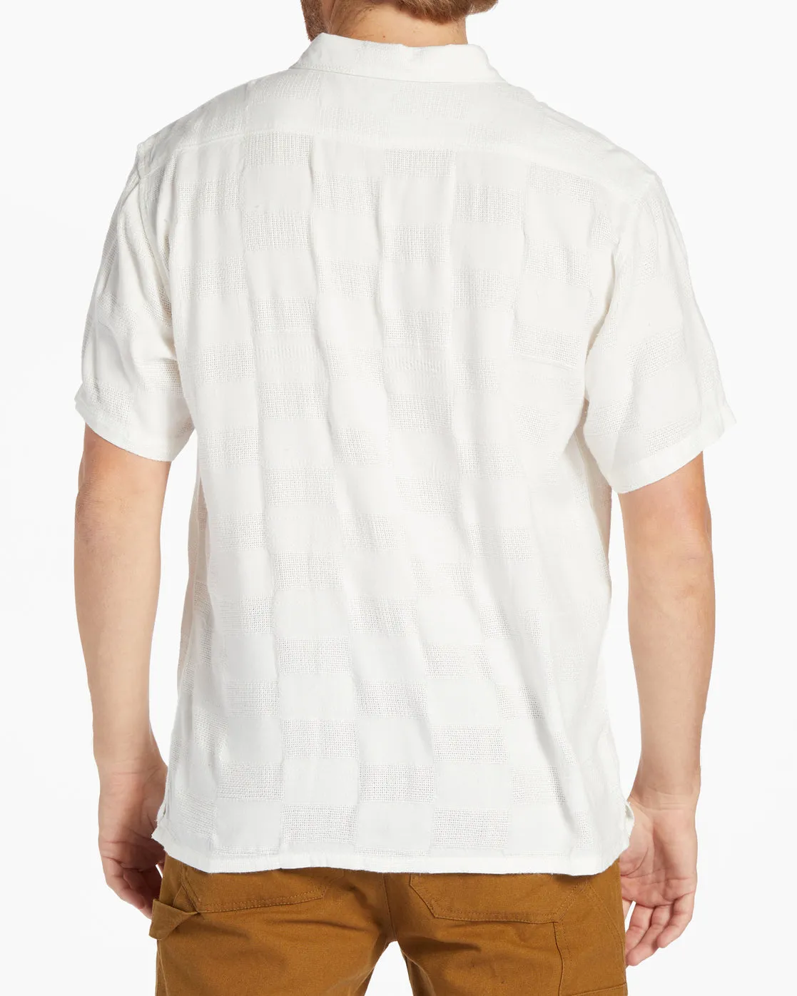 Sundays Jacquard Short Sleeve Shirt - Off White sold by Billabong product image thumbnail 2