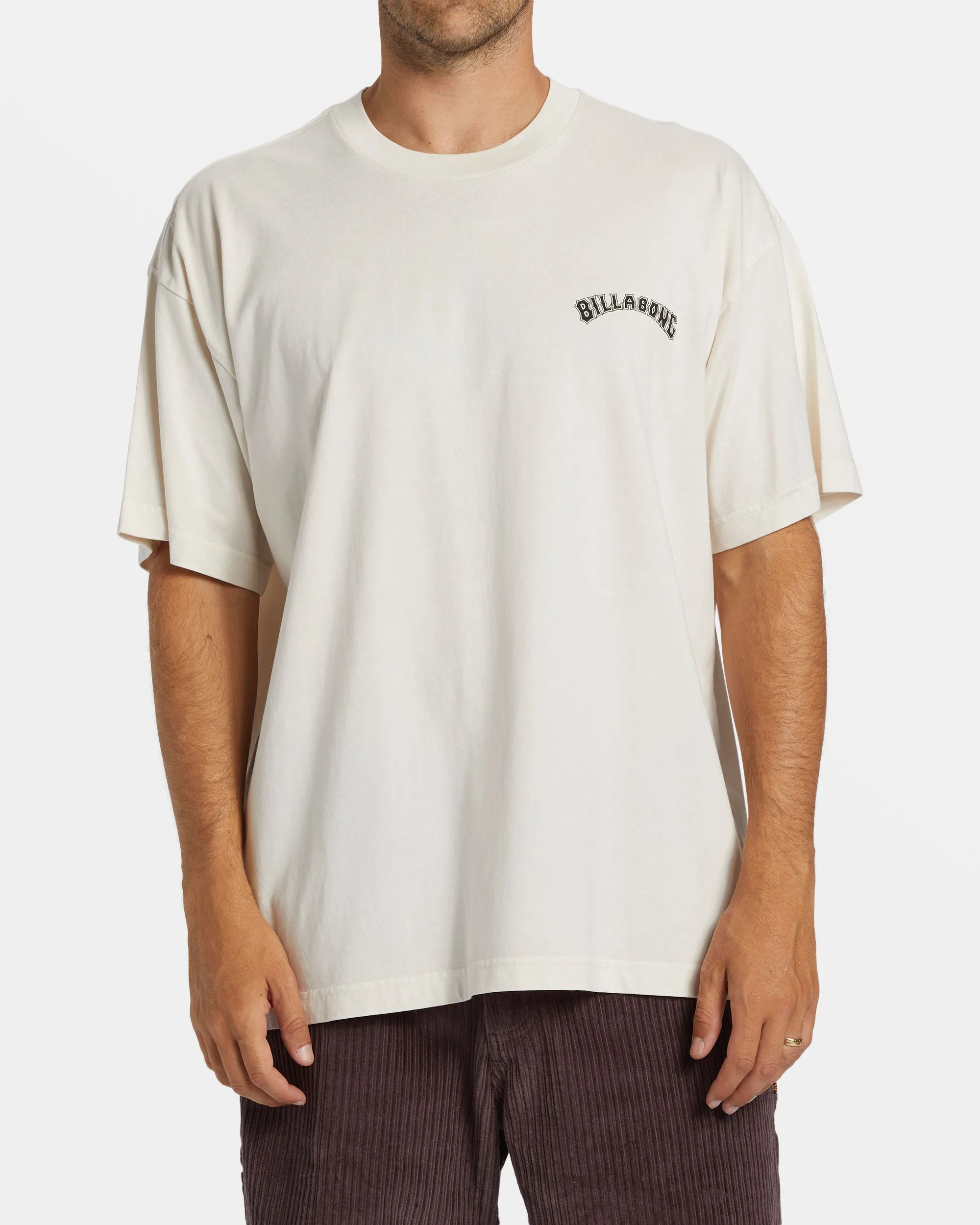 Arch Wave T-Shirt - Off White sold by Billabong product image thumbnail 3