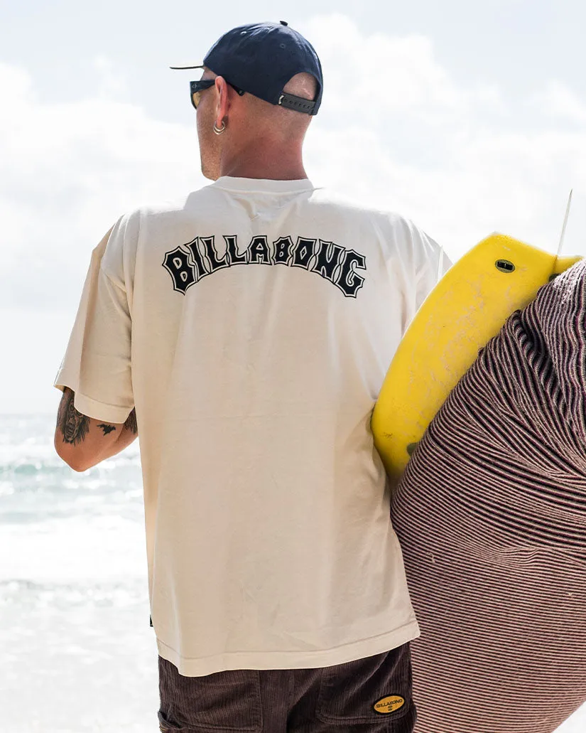 Arch Wave T-Shirt - Off White sold by Billabong