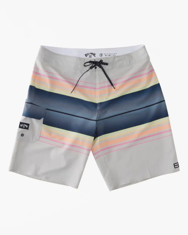 Boys All Day Stripe Pro Performance 16" Boardshorts - Stone sold by Billabong