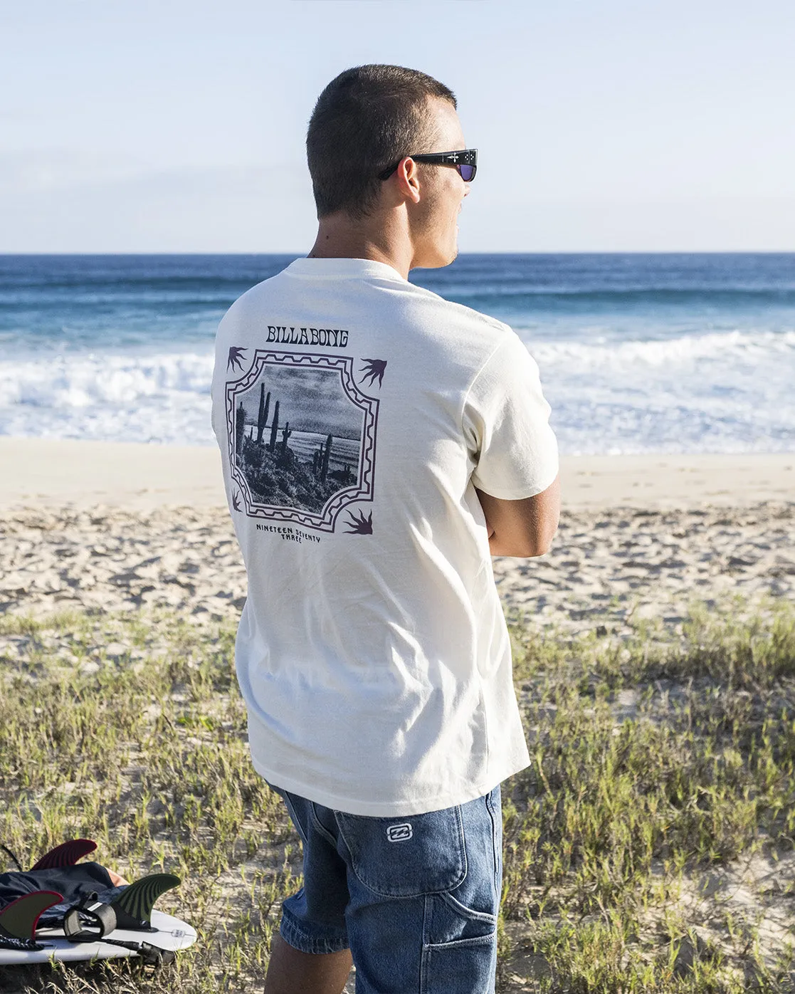Crossed Up T-Shirt - Off White sold by Billabong