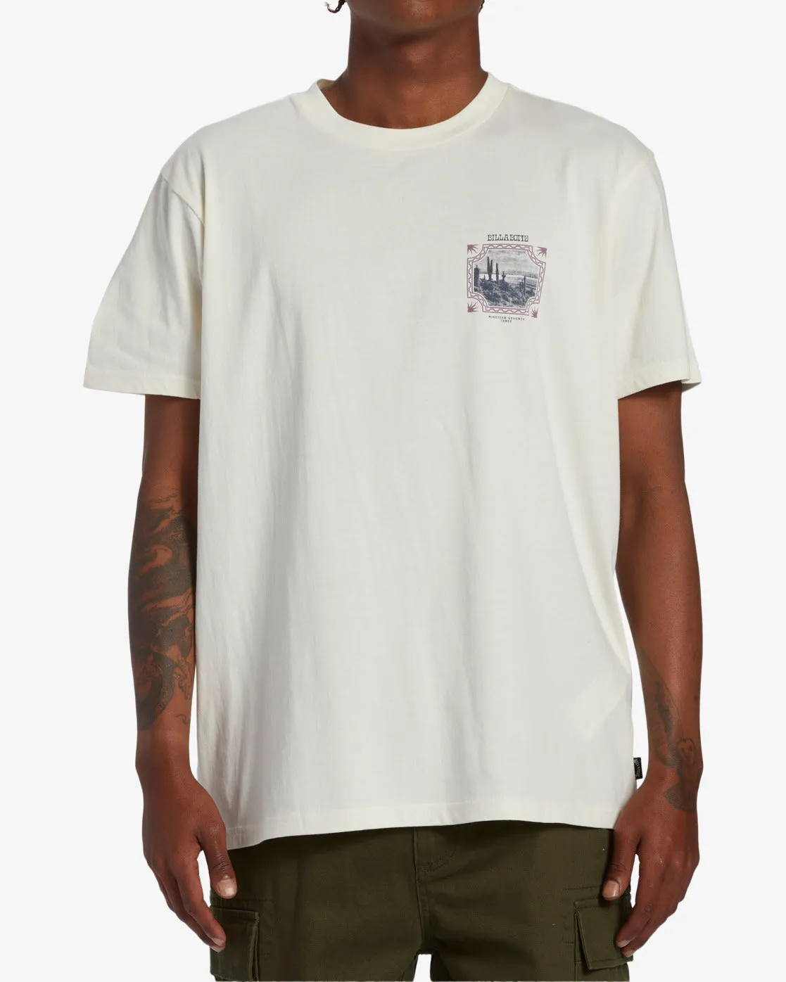 Crossed Up T-Shirt - Off White sold by Billabong product image thumbnail 3