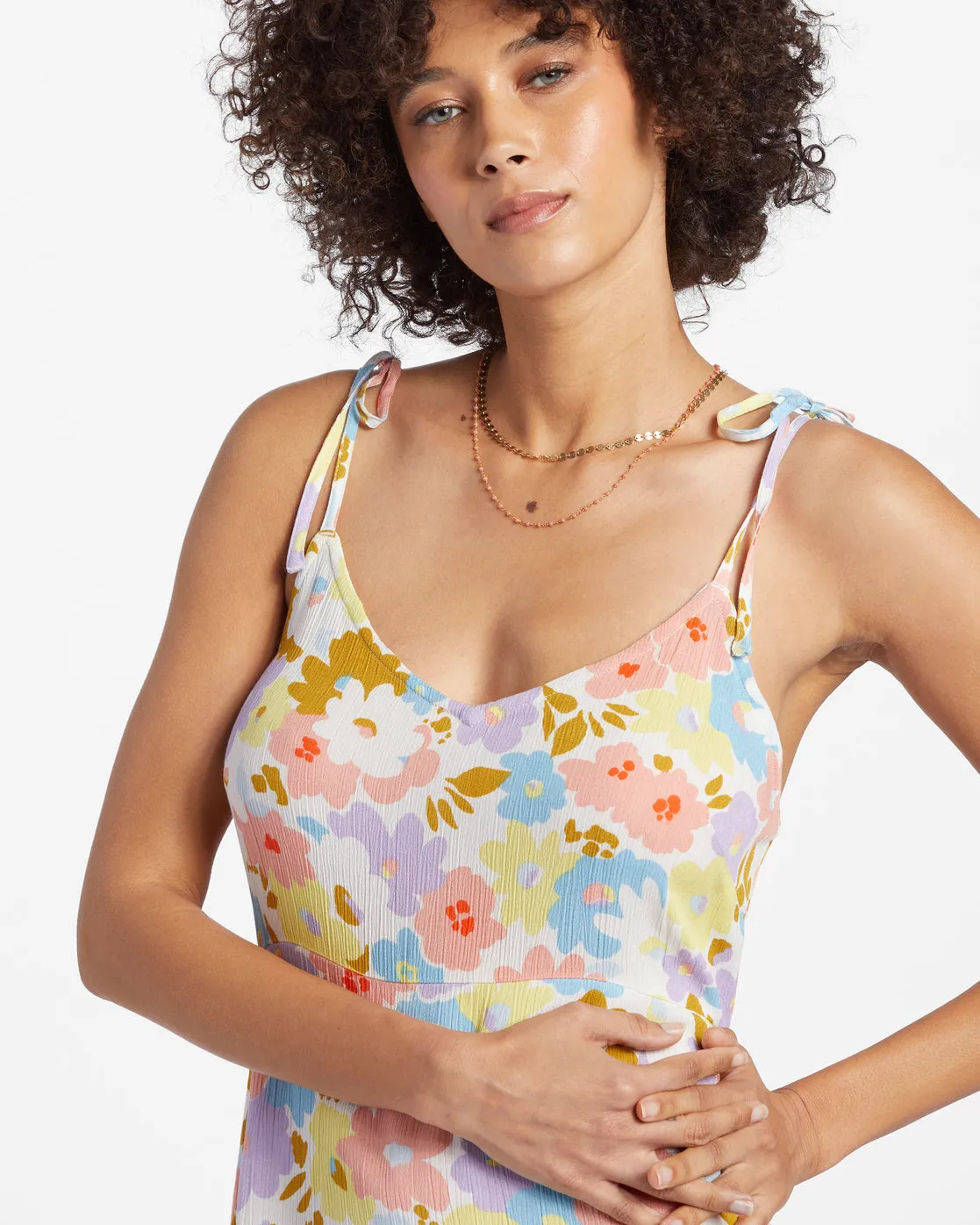 Heart Breaker Strappy Dress - White Multi sold by Billabong product image thumbnail 5