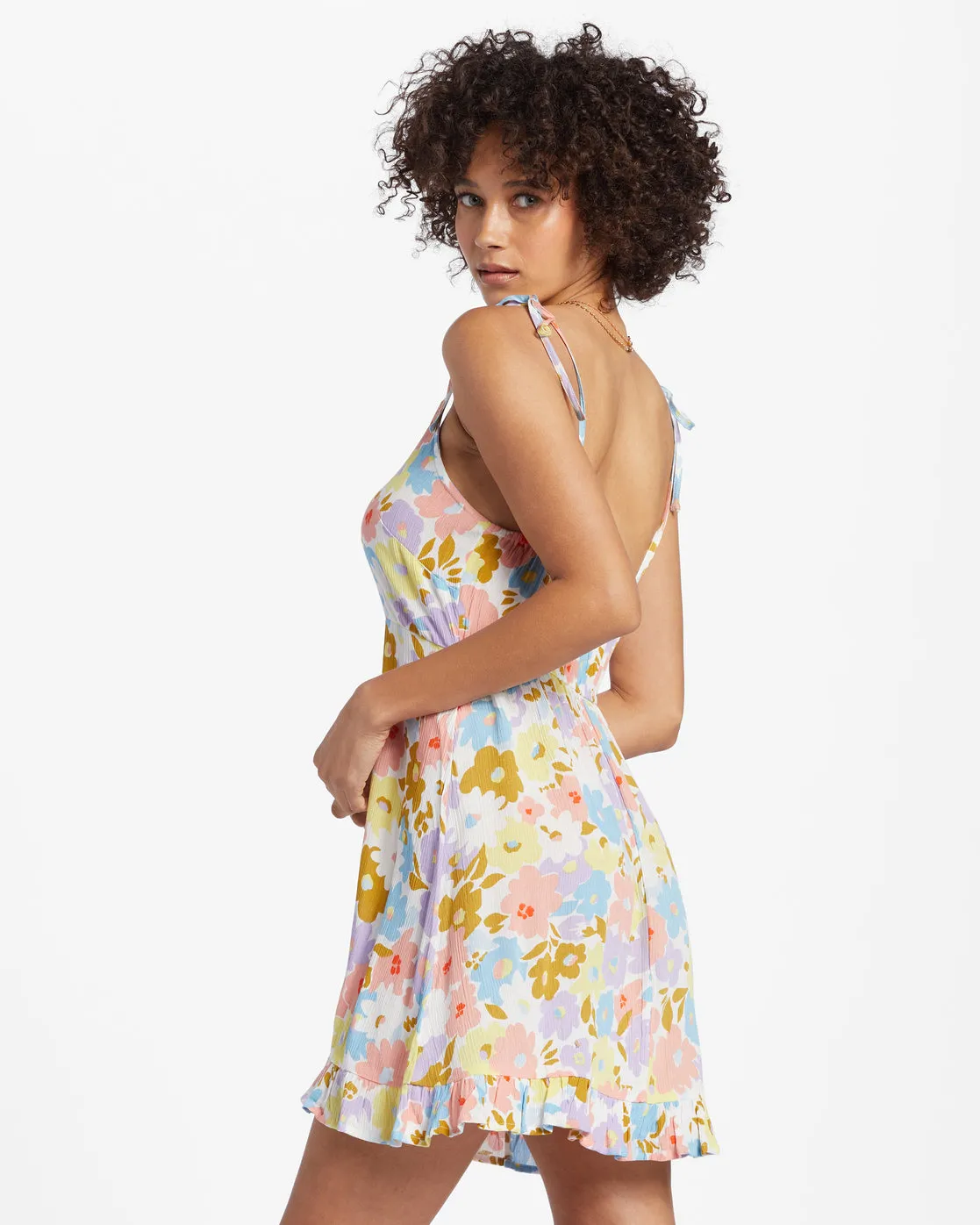 Heart Breaker Strappy Dress - White Multi sold by Billabong product image thumbnail 4