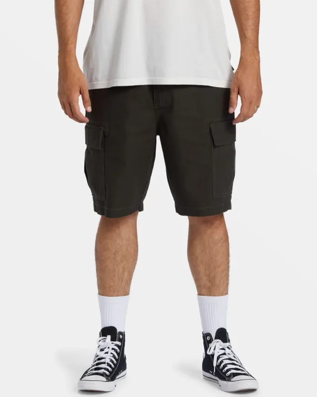 Combat Cargo Shorts - Dark Military sold by Billabong