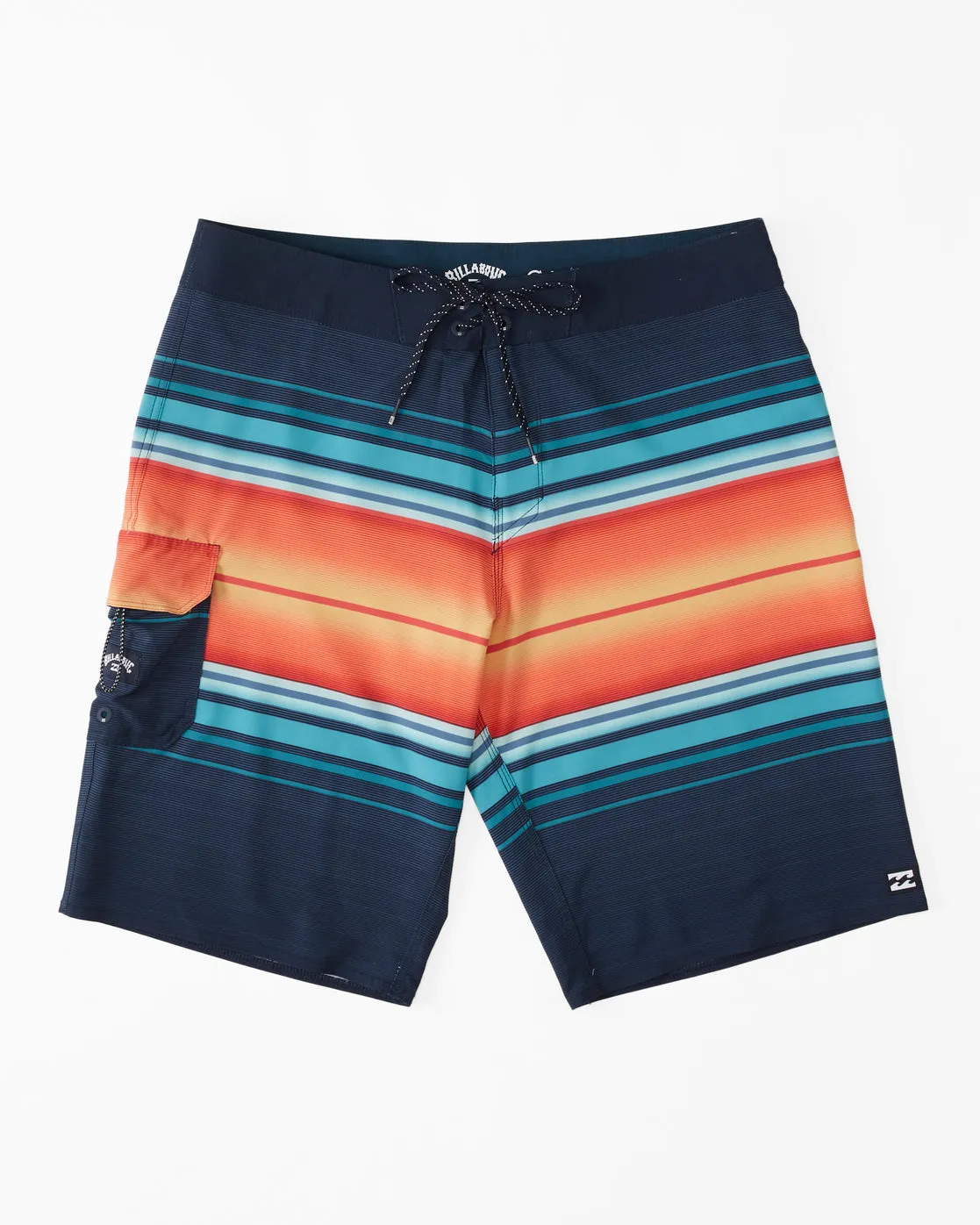 All Day Stripe Pro Performance 20" Boardshorts - Navy sold by Billabong