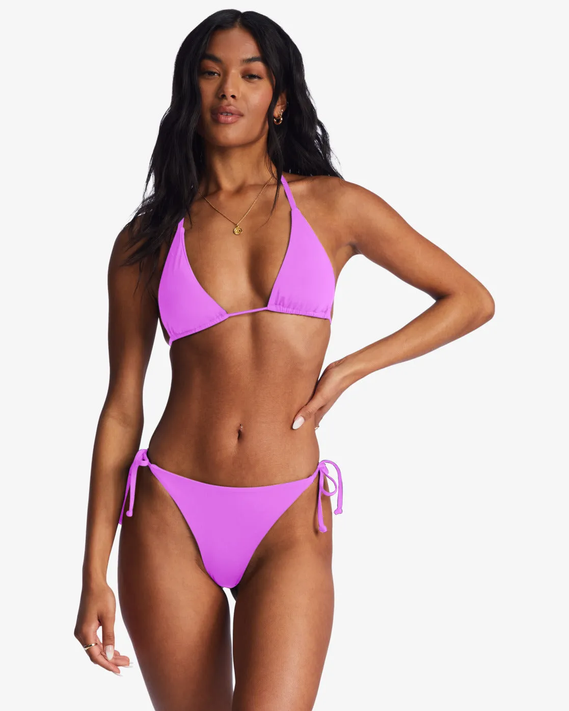 Sol Searcher Tie-Side Tanga Bikini Bottoms - Bright Orchid sold by Billabong product image thumbnail 3