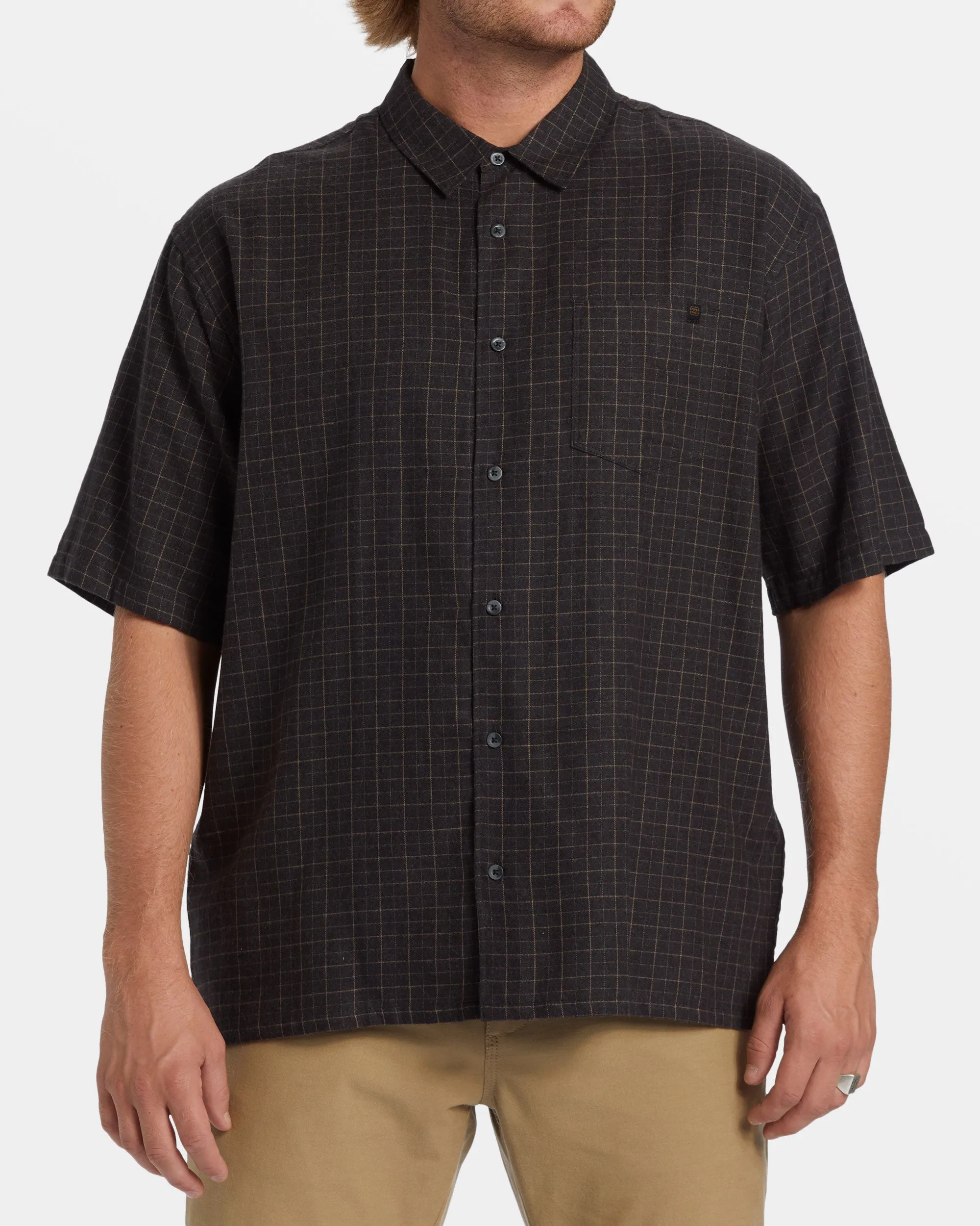 Mogul Short Sleeve Shirt - Washed Black sold by Billabong