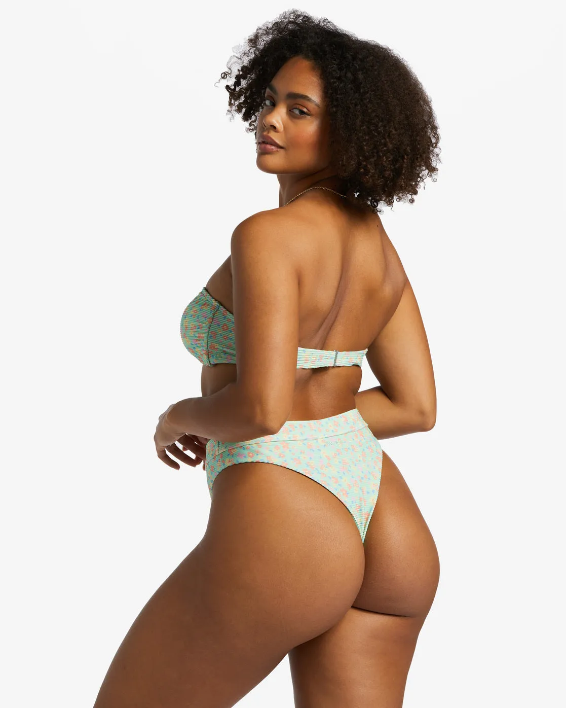 I Sea You Tanlines High Waist Bikini Bottoms - Spearmint sold by Billabong product image thumbnail 5