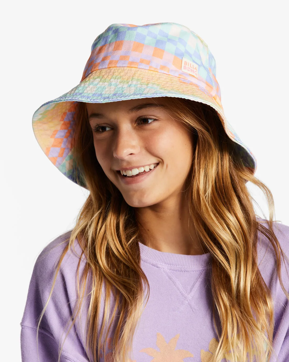 Girls Bucket List Bucket Hat - Mint Chip sold by Billabong