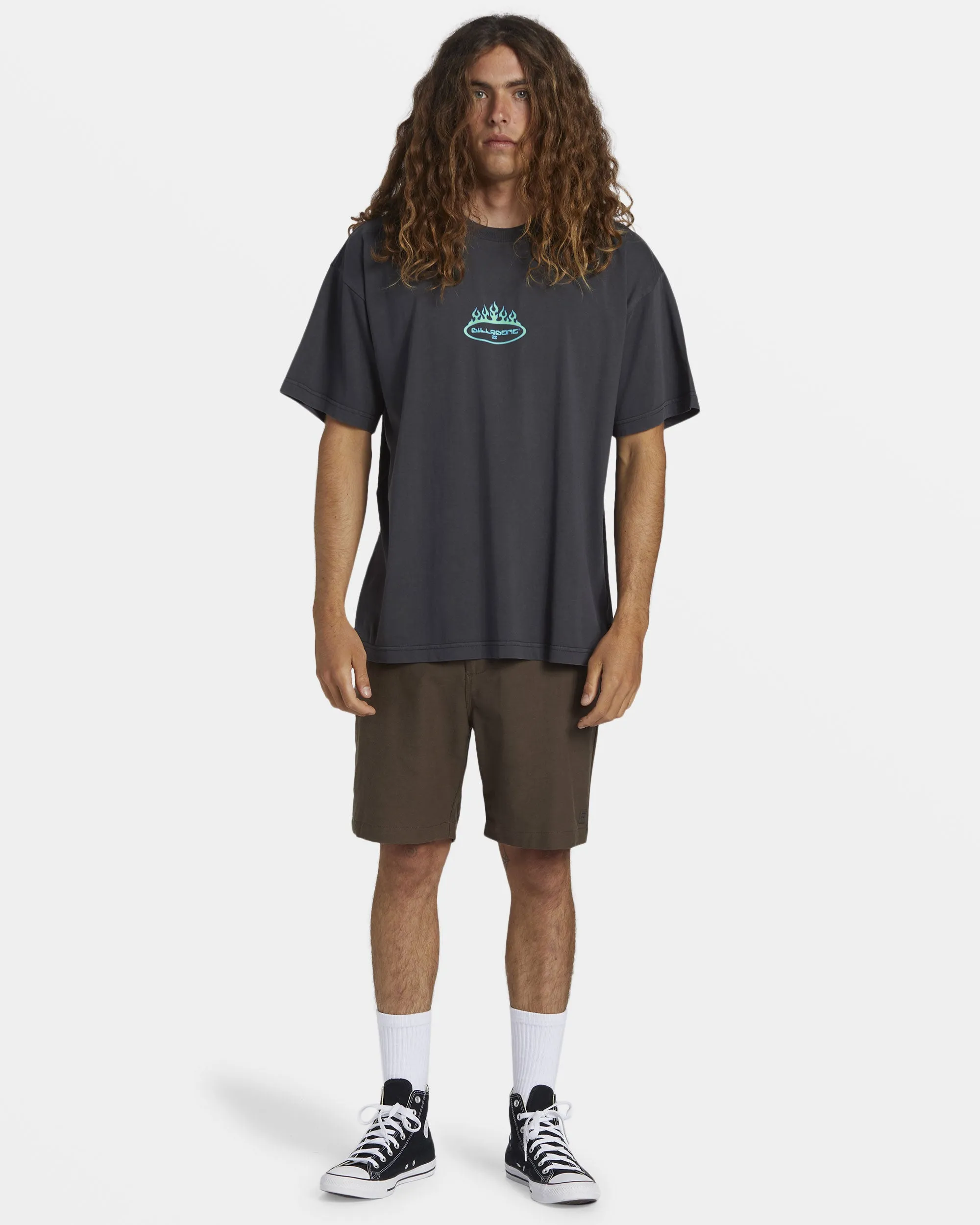 Firey OG T-Shirt - Washed Black sold by Billabong product image thumbnail 5