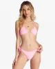 Tanlines Tie Side Tanga Bikini Bottoms - Pink Daze sold by Billabong
