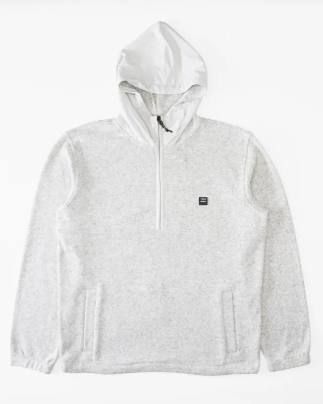 Boys Boundary Half-Zip Hooded Fleece - Grey Heather sold by Billabong